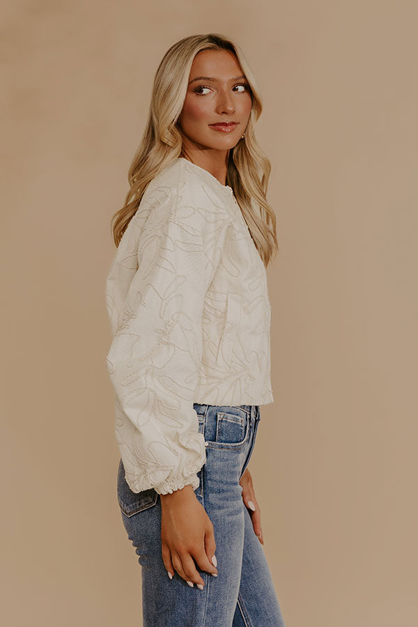 Darling Daydream Embroidered Jacket Image - 3