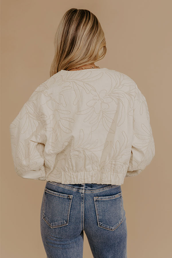 Darling Daydream Embroidered Jacket Image - 4