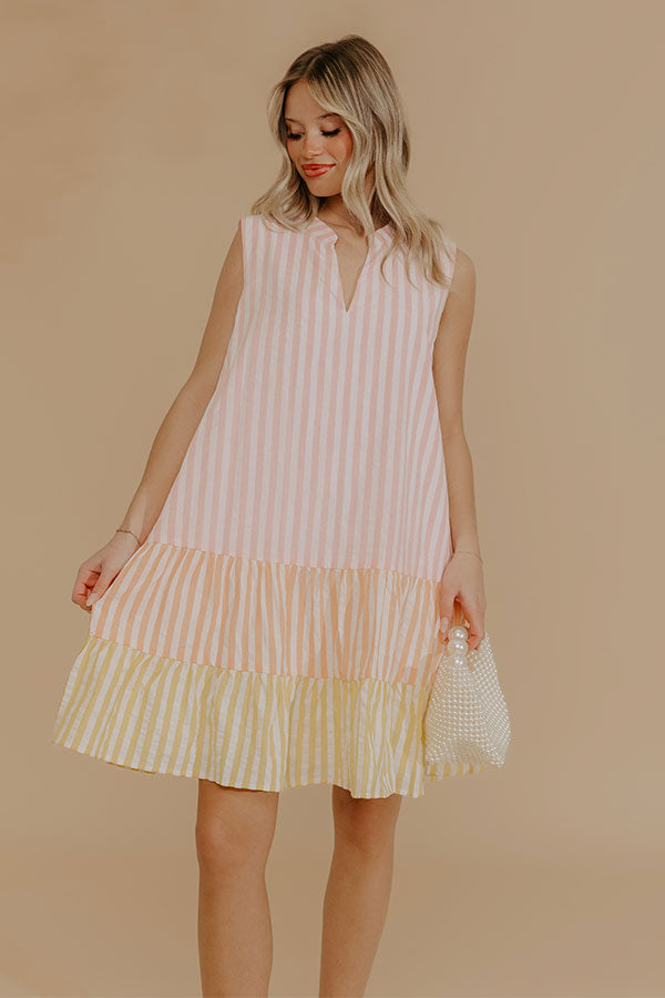 Sweet Surprise Stripe Mini Dress Image - 3
