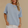 Sweet Spring Knit Sweater in Sky Blue Image - 1
