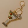 Martini Please Beaded Bag Charm Image - 1