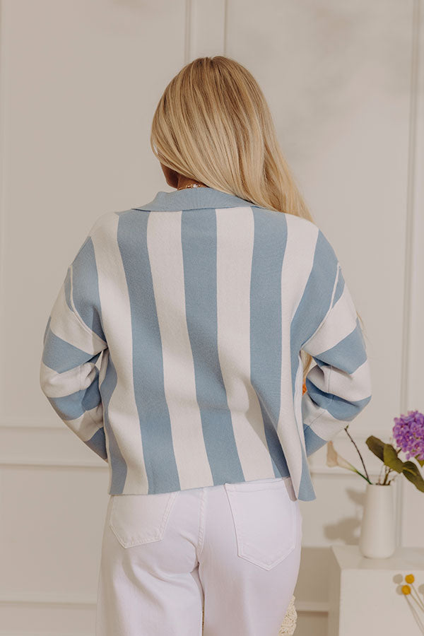 Madison Line Knit Stripe Top Image - 3