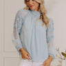 Darling Grace Ruffle Chiffon Top Image - 1
