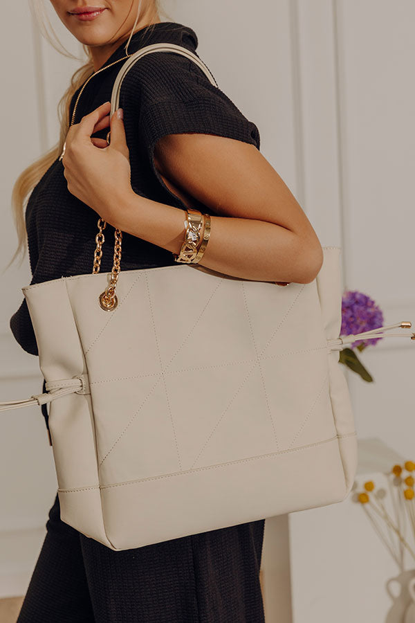 Kinsley Faux Leather Tote