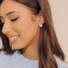 Gentle Glow Cubic Zirconia Stud Earrings Image - 1