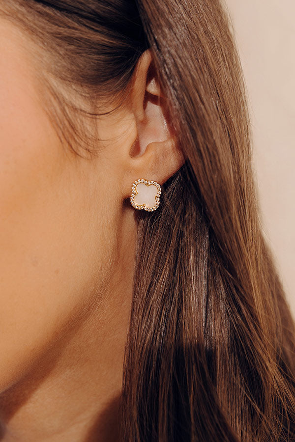 Gentle Glow Cubic Zirconia Stud Earrings Image - 2
