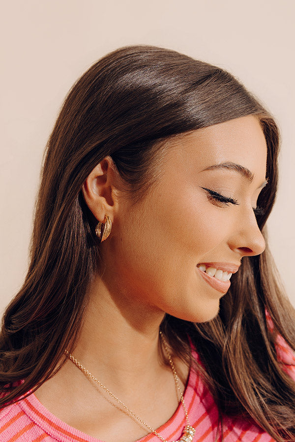 Always in Style Hoop Earrings Image - 1