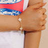 Subtle Shine Cubic Zirconia Bracelet in Ivory Image - 1