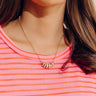 Daily Luxe Essential Charm Necklace in Rhinestone Image - 1
