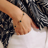 Subtle Shine Cubic Zirconia Bracelet in Black Image - 1