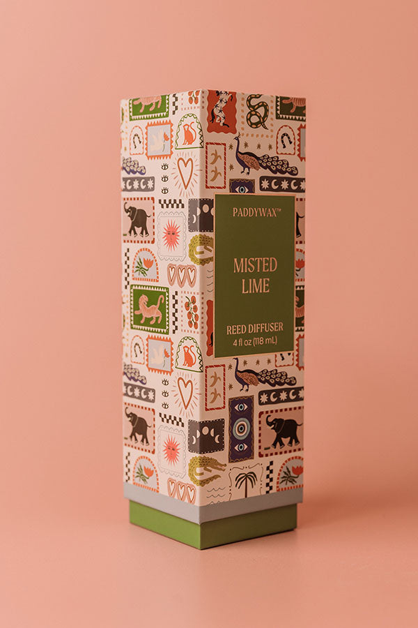 Paddywax Reed Diffuser in Misted Lime Image - 2