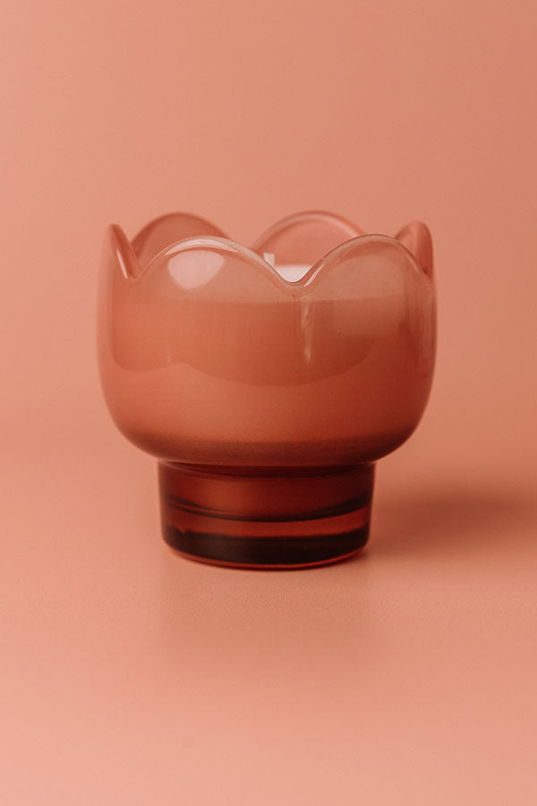 Paddywax Tulip Glass Candle in Cactus Flower Image - 2