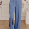 First Class Charm High Waist Wide Leg Pants in Periwinkle Image - 1