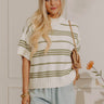 Morning on the Coast Stripe Knit Top Image - 1