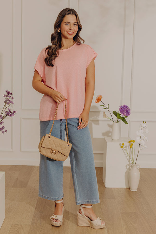 Just Right Oversized Slub Tee Image - 4