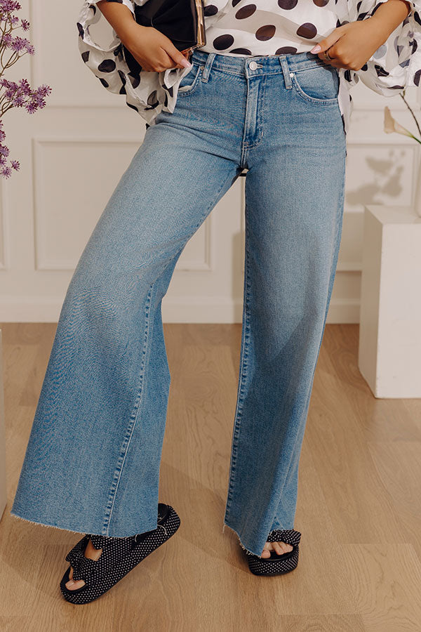 JUST USA Darla Midrise Super Wide Leg Jeans Image - 1