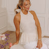 Darling Details Floral Embroidered Peplum Top Image - 1