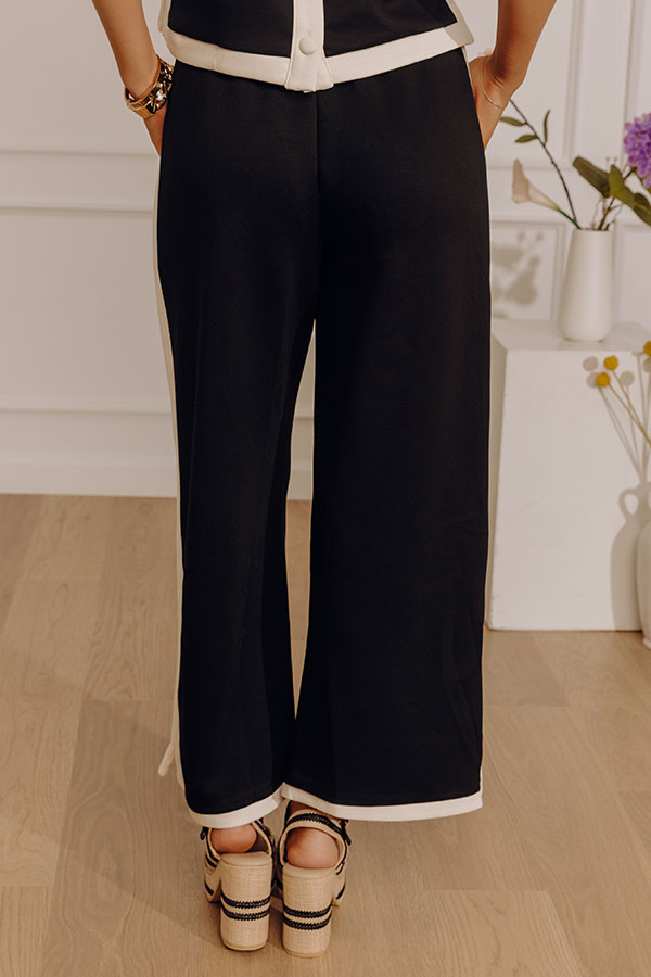 Dolce Days High Waist Wide Leg Scuba Pants Image - 3