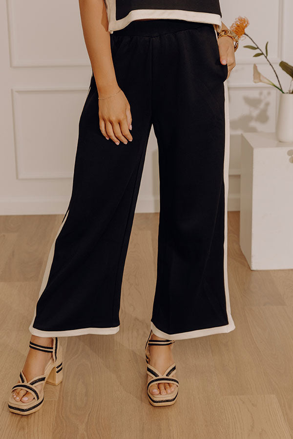 Dolce Days High Waist Wide Leg Scuba Pants Image - 1