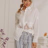 Villa Views Embroidered Button Up Top Image - 1