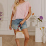 Everyday Ease Open Back Slub Tee Image - 1