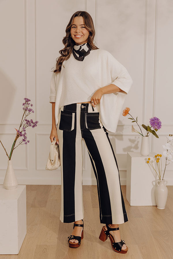 The Sally High Waist Cropped Wide Leg Pants Image - 5