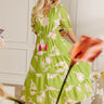 Bright Side Getaway Floral Midi Dress Image - 1