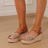 The Evonny Floral Espadrille Wedge Image - 1
