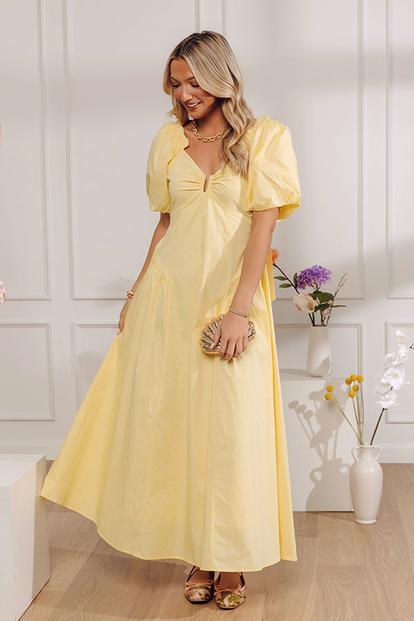 Darling Touch Poplin Maxi Dress Image - 1
