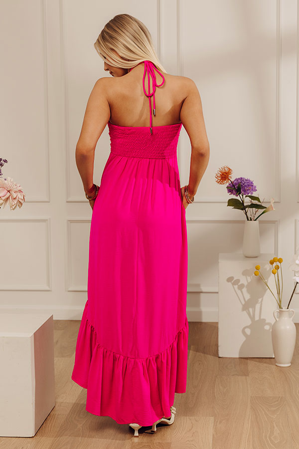 Cheerfully Chic High-Low Midi Dress Image - 4