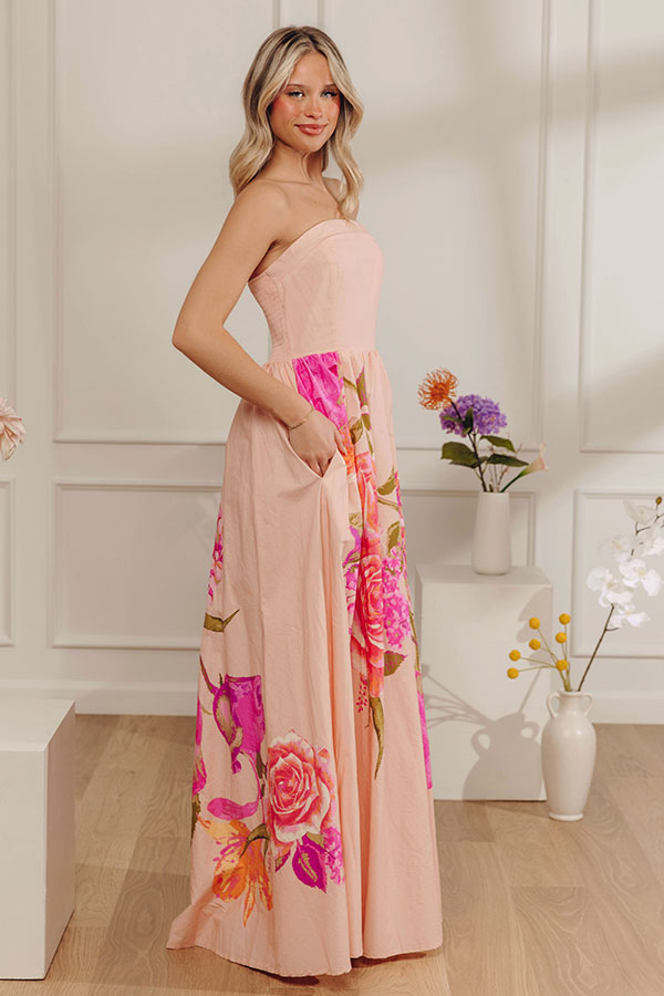 Gentle Grace Floral Maxi Dress Image - 4