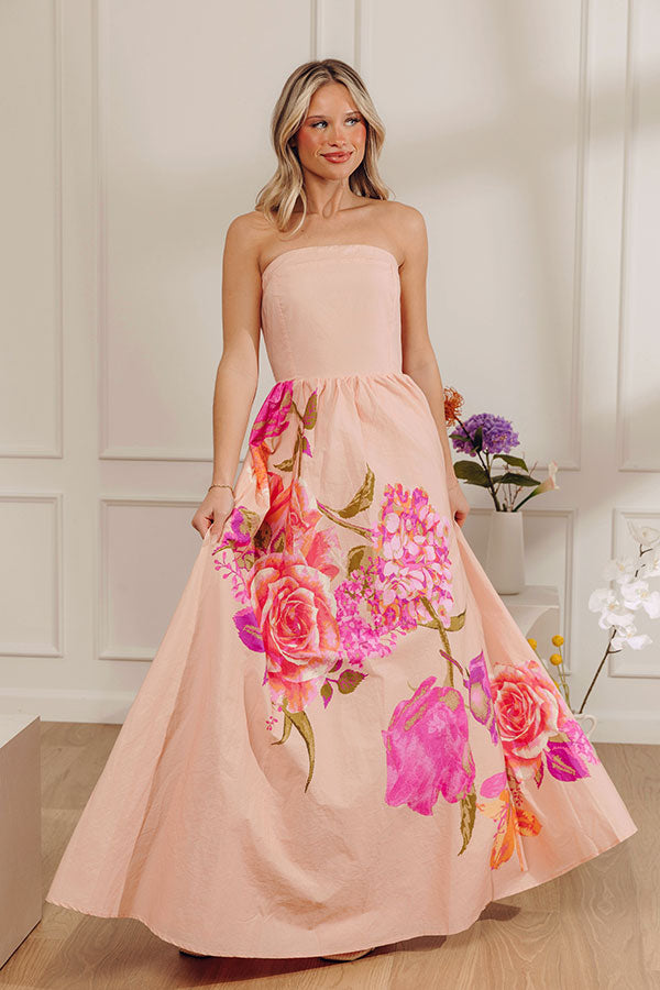 Gentle Grace Floral Maxi Dress Image - 3