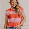 Stripes and Smiles Knit Top Image - 1