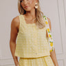 Picnic in Provence Eyelet Top Image - 1
