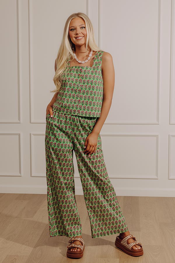 Perfect Petals High Waist Floral Pants