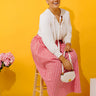 Picnic Crush High Waist Gingham Midi Skirt Curves Image - 1
