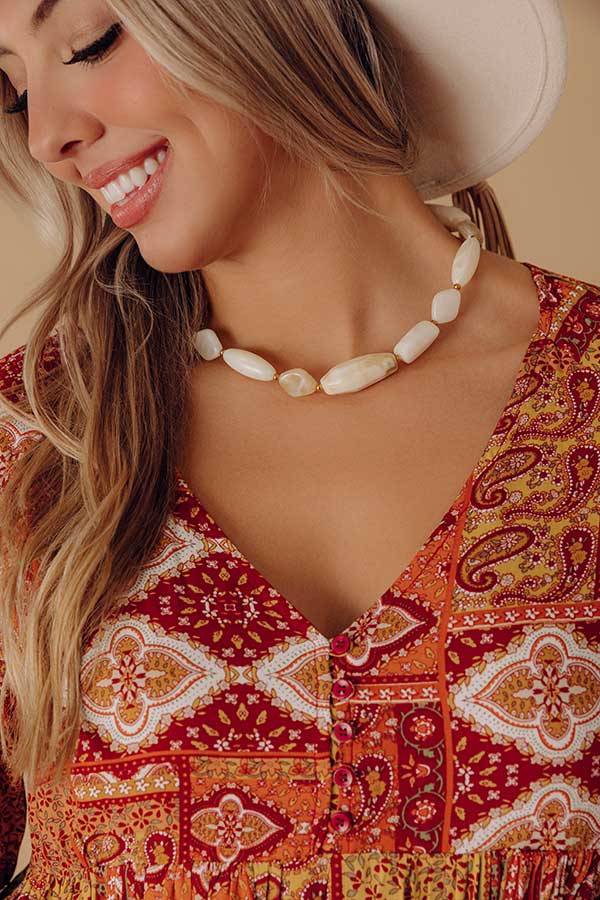Bold and Bubbly Necklace in Champagne Image - 1