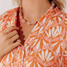 Sweet Statement Necklace in Peach Image - 1