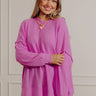 Soft Darling Oversized Sweatshirt in Violet Image - 1