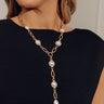 Golden Hour Chic Lariat Necklace Image - 1