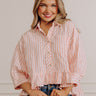 Sunny Side Stripe Button Up Top Image - 1