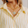 Susan Shaw French Coin and Freshwater Pearl Necklace Image - 1