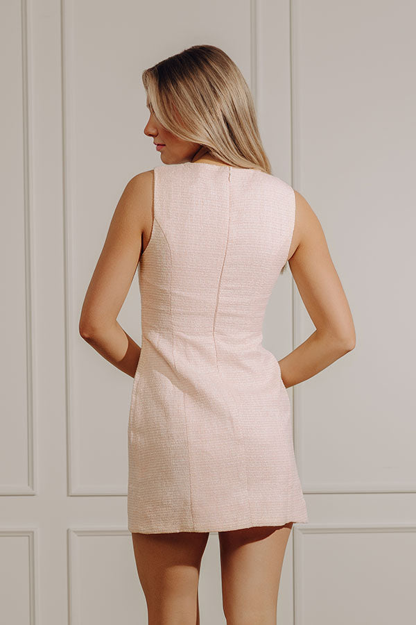 Charm and Ease Tweed Mini Dress Image - 4