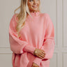 Full Of Warmth Tunic Sweater In Pink Image - 1