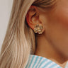 Susan Shaw Dogwood Flower Stud Earrings Image - 1