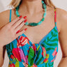 Bold and Bubbly Necklace in Ocean Wave Image - 1