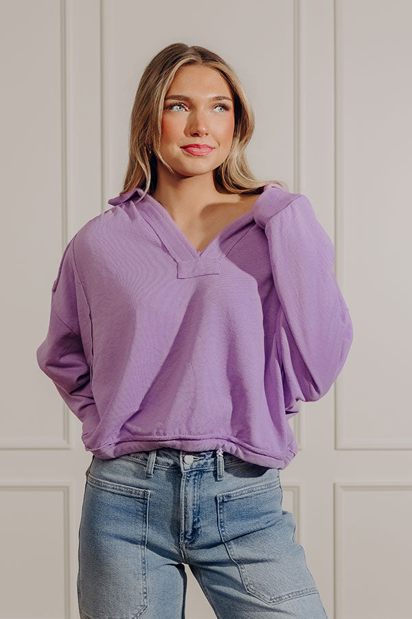 Cool Energy Sweatshirt in Lavender Image - 1