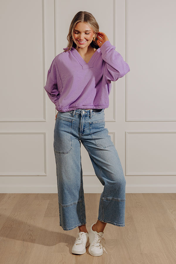Cool Energy Sweatshirt in Lavender Image - 4