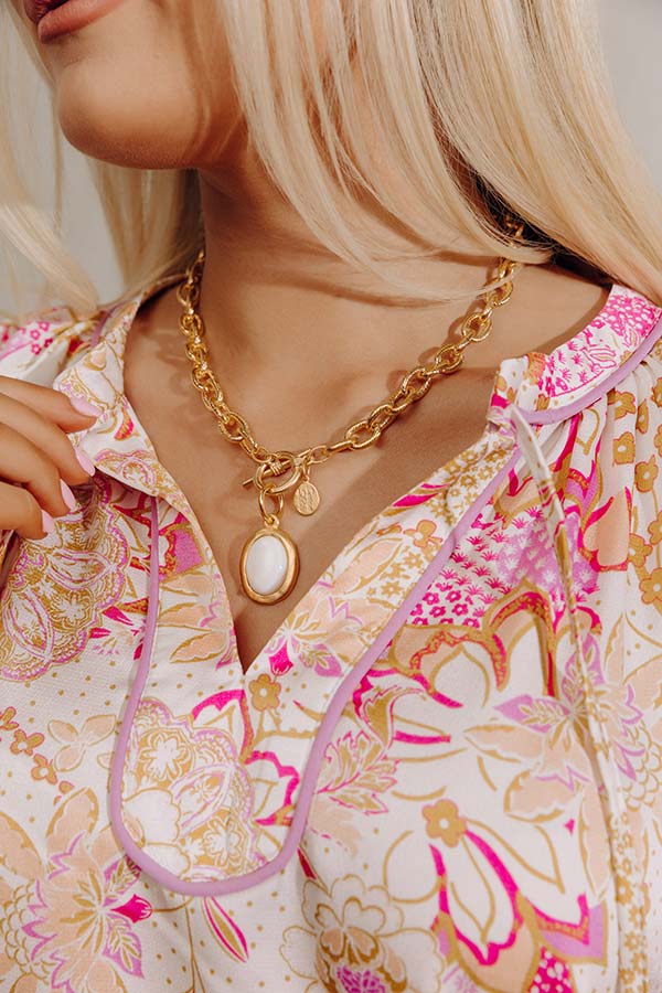 Susan Shaw Caroline Toggle Necklace Image - 2
