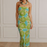 Bungalow Babe Linen-Blend Floral Maxi Dress Image - 1